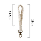 Nøkkelbånd / Håndleddsstropp 18cm - Tekstil - Svart