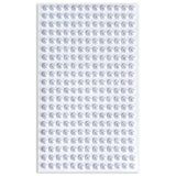 Dekorative 3D-Klistremerker til Telefon & Hobbyartikler - 142 stk. - Små Hvite Perler