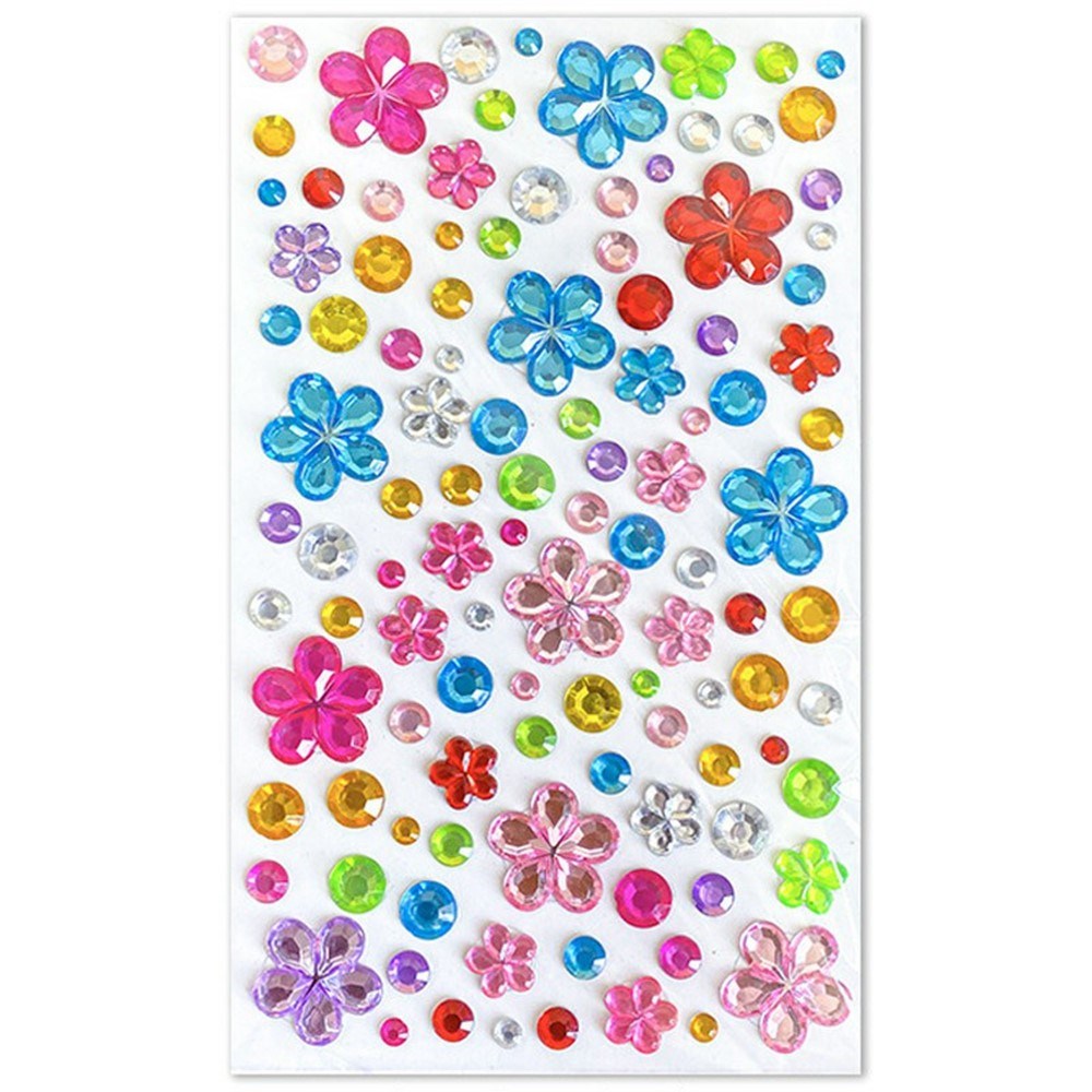 Dekorative 3D-Klistremerker til Telefon & Hobbyartikler - 142 stk. - Blomster