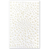 Dekorative 3D-Klistremerker til Telefon & Hobbyartikler - 142 stk. - Hvite perler