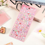 Mini 3D Bubble Foam Stickers - Blandede Havdyr