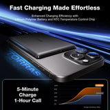 TORRAS MiniMag Powerbank 5000 mAh - Magnetisk - Grå