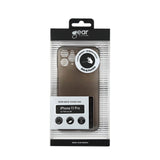 iPhone 11 Pro GEAR Semi-Gjennomsiktig Fleksibelt Plast Deksel - Svart