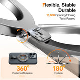 TORRAS Metall Ringholder & Støtte - MagSafe Kompatibel - Svart