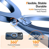 TORRAS Metall Ringholder & Støtte - MagSafe Kompatibel - Blå