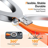 TORRAS Metall Ringholder & Støtte - MagSafe Kompatibel - Sølv / Oransje
