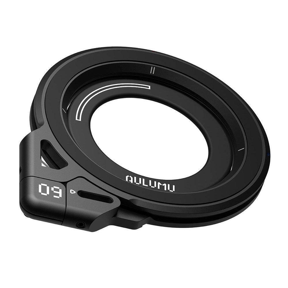 AULUMU 2-i-1 Magnetisk Fingerring / Mobilstativ - 360° Roterbar - MagSafe Kompatibel - Svart