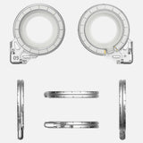 AULUMU Magnetisk 360° Roterende Mobilholder med Z-Akse - MagSafe Kompatibel - Hvit