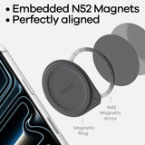 AULUMU Magnetisk MagSafe Klistremerke - Grå