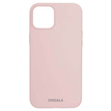 iPhone 13 GEAR Onsala Collection Liquid Silicone Bakdeksel - Sand Pink