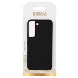 Samsung Galaxy S22 GEAR Onsala Collection Liquid Silicone Bakdeksel - Black