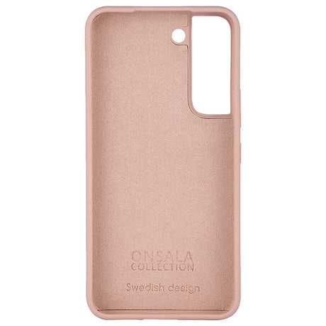 Samsung Galaxy S22 GEAR Onsala Collection Liquid Silicone Bakdeksel - Sand Pink