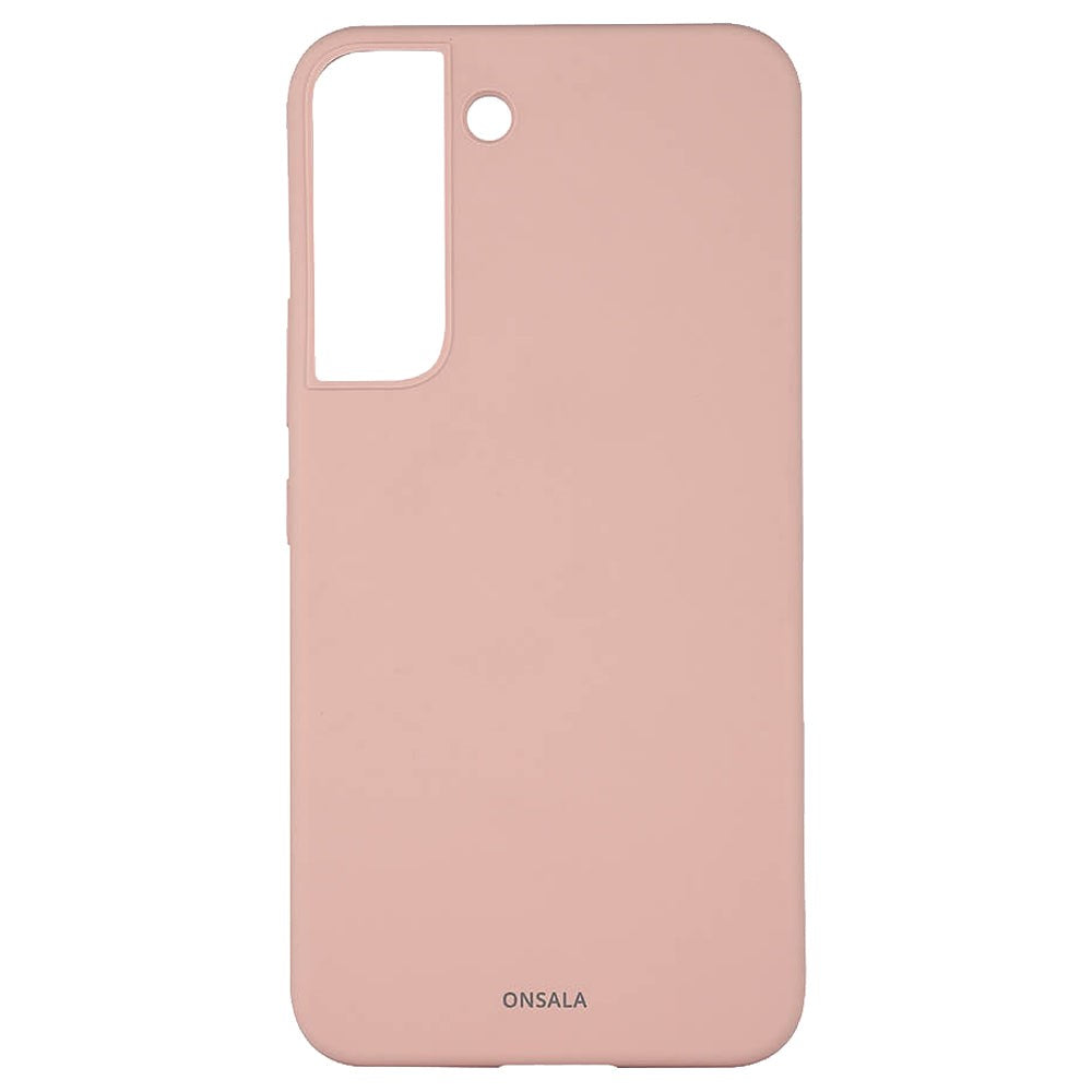 Samsung Galaxy S22 GEAR Onsala Collection Liquid Silicone Bakdeksel - Sand Pink