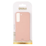 Samsung Galaxy S22 GEAR Onsala Collection Liquid Silicone Bakdeksel - Sand Pink