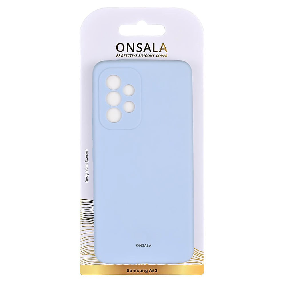 Samsung Galaxy A53 (5G) GEAR Onsala Collection Liquid Silicone Bakdeksel - Light Blue