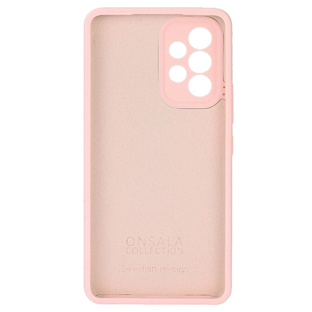 Samsung Galaxy A53 (5G) GEAR Onsala Collection Liquid Silicone Bakdeksel - Chalk Pink