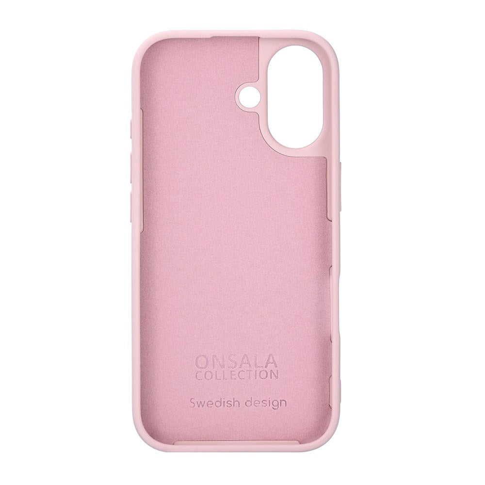 iPhone 17 Onsala Silikon Deksel - Chalk Pink