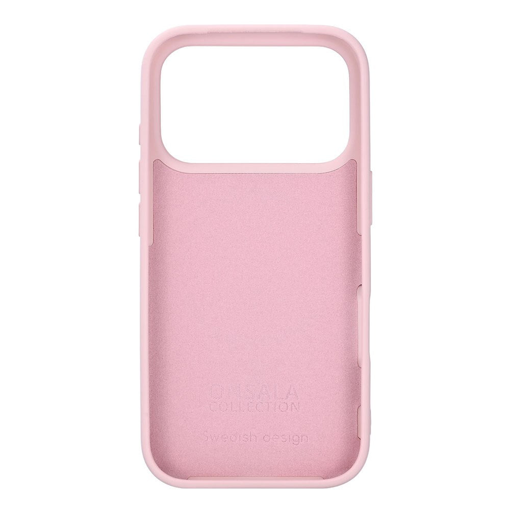 iPhone 17 Pro Onsala Silikon Deksel - Chalk Pink