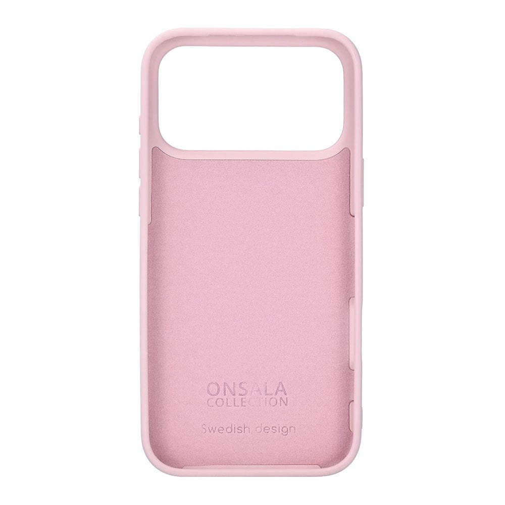 iPhone 17 Pro Max Onsala Silikon Deksel - Chalk Pink