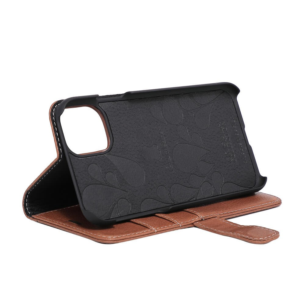 iPhone 11 GEAR Onsala Collection Wallet Skinndeksel med Lommebok - Brun