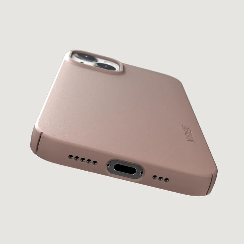 Nudient Thin Case V3 iPhone 13 Deksel - Dusty Pink