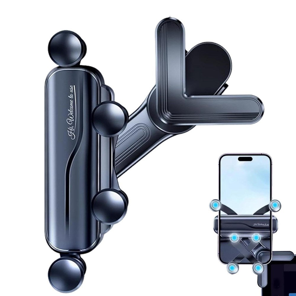 Fjærbelastet Mobilholder for Display - Tesla Model 3 / Model Y (2020-22) - Svart