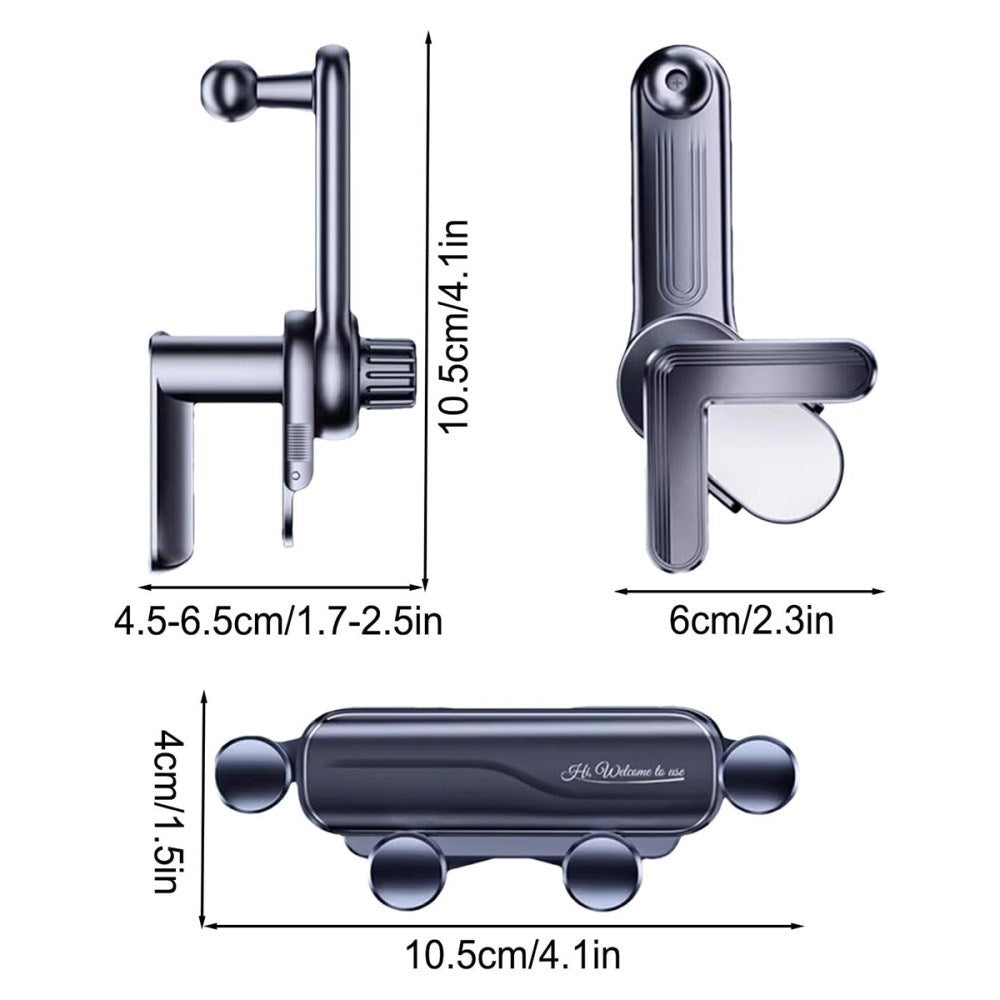 Fjærbelastet Mobilholder for Display - Tesla Model 3 / Model Y (2020-22) - Svart