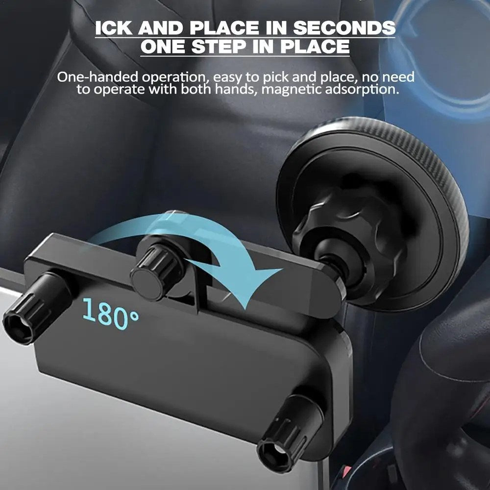 Mobilholder til Skjerm til Tesla Model 3 / Y (2020-22) med Magnet - MagSafe Kompatibel - Svart