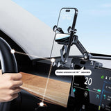 Fjærbelastet Mobilholder for Skjerm - Tesla Model 3 / Model Y (2020-22) - Svart