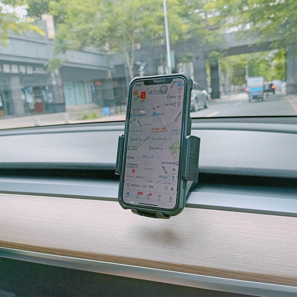 Mobiltelefonholder til Tesla Model 3 / Model Y (2020-22) - Ventilasjonssystem - Svart