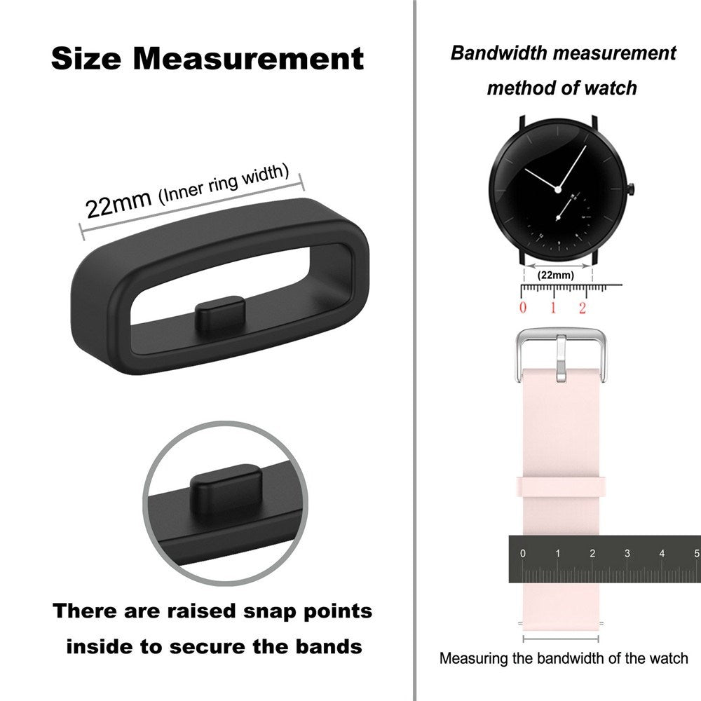 Universell Remholder til Klokkereim (22mm) - Rosa