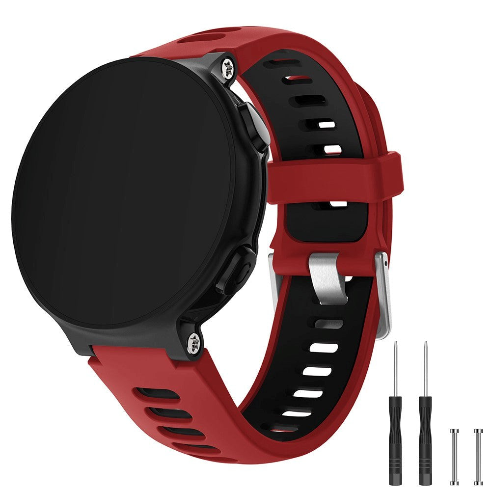 Universal Garmin Forerunner Interlaced Reim Rød / Svart