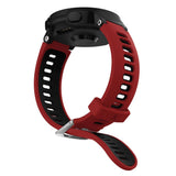 Universal Garmin Forerunner Interlaced Reim Rød / Svart