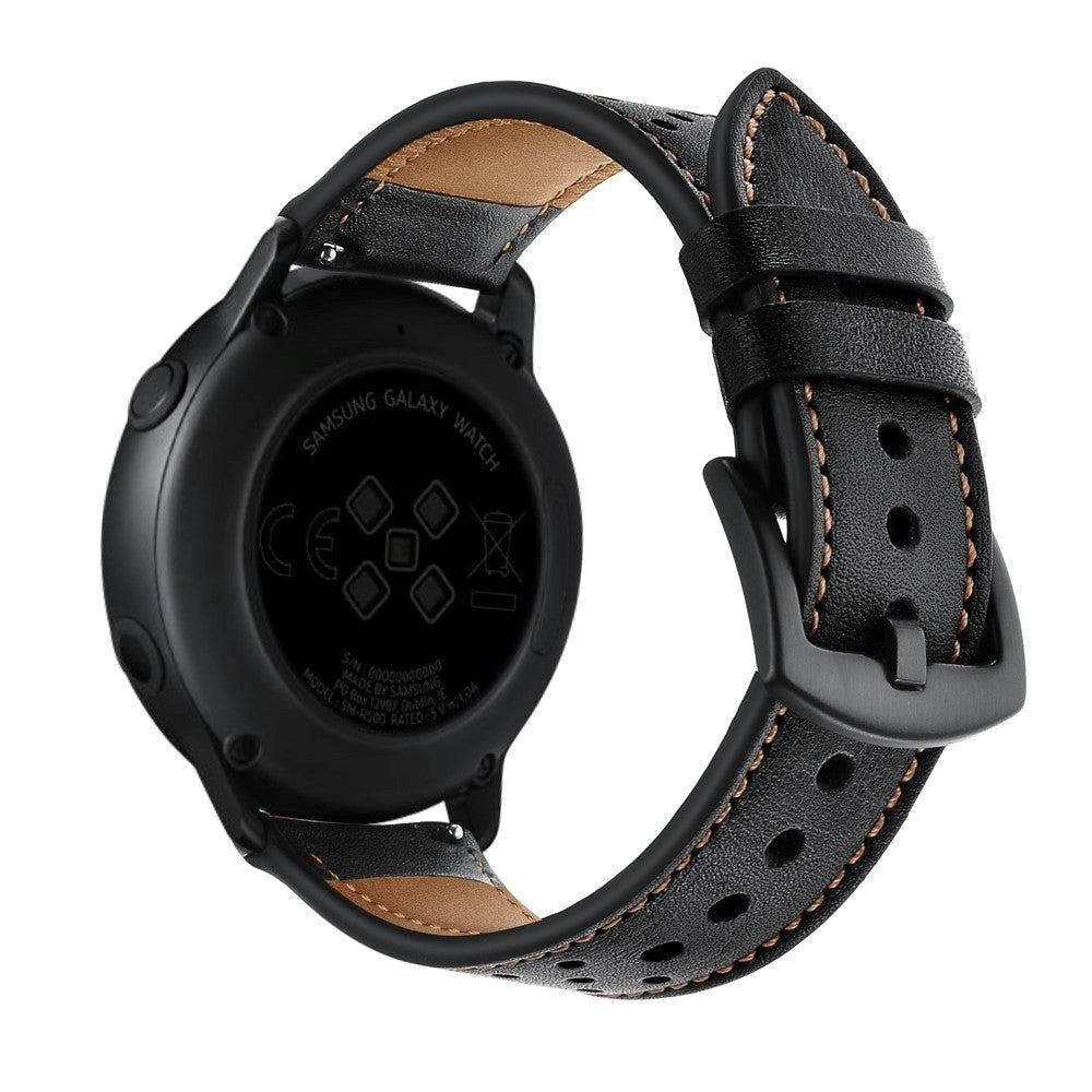 Universal Smartwatch Skinnrem (20 mm) - Svart / Brun