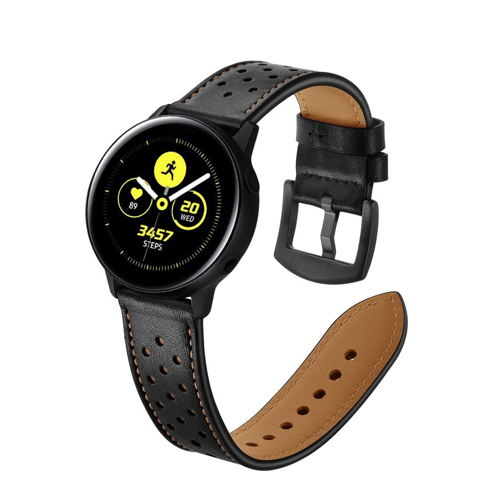 Universal Smartwatch Skinnrem (20 mm) - Svart / Brun