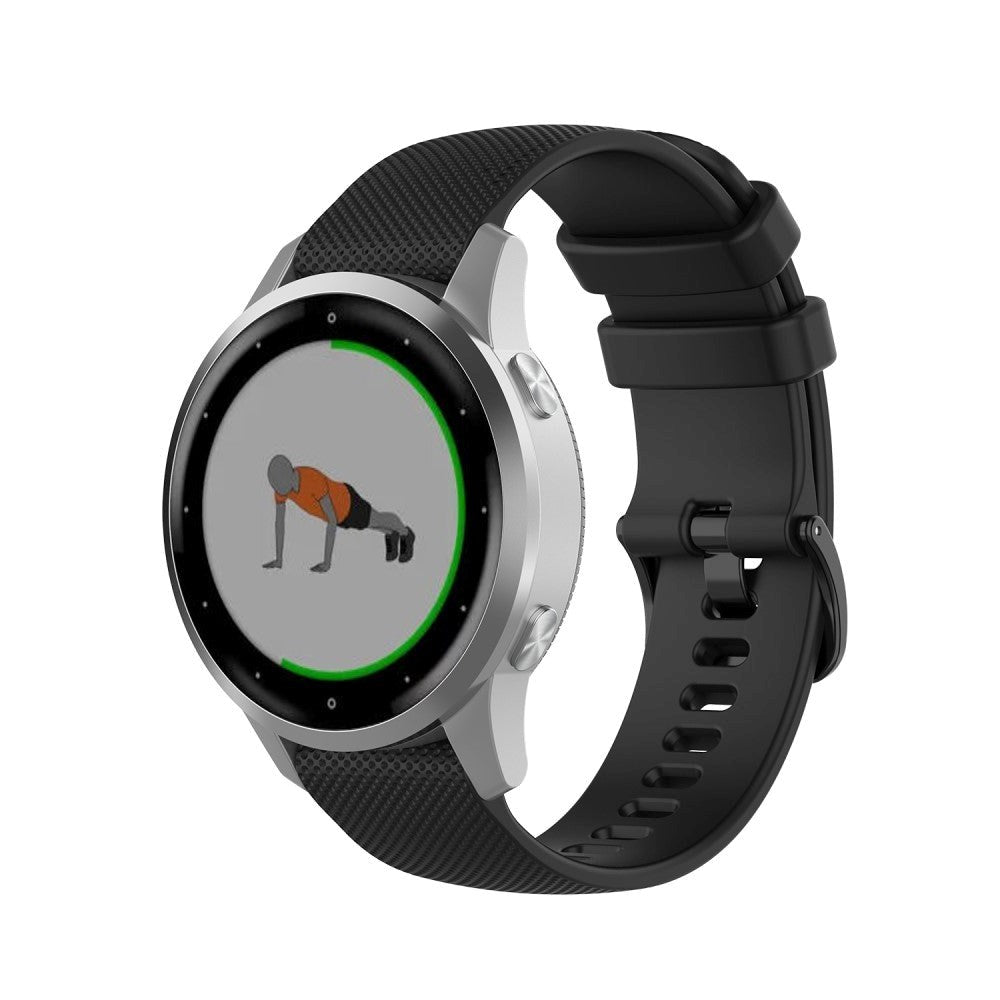 Smartwatch Silikon Reim (18mm) Rutete - Svart