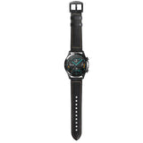 Smartwatch Universell (22mm) PU Skinnreim - Svart