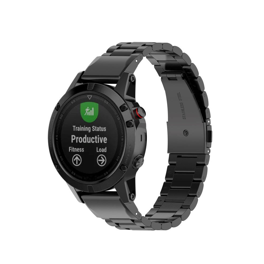 Garmin Forerunner 945 Stainless Steel 22mm QuickFit Reim m. Pinner - Svart