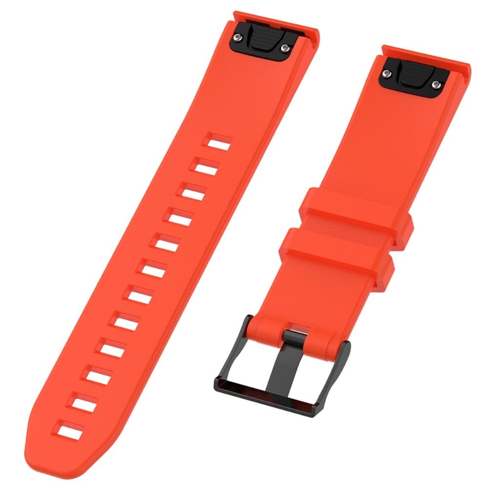 Universal Garmin Riflet Silikon 22mm QuickFit Reim - Oransje