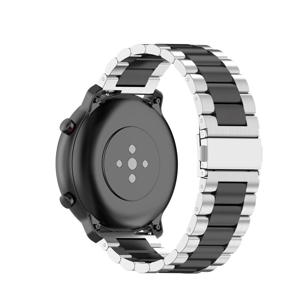 Smartwatch Reim Rustfritt Stål (22mm) - Sølv / Svart