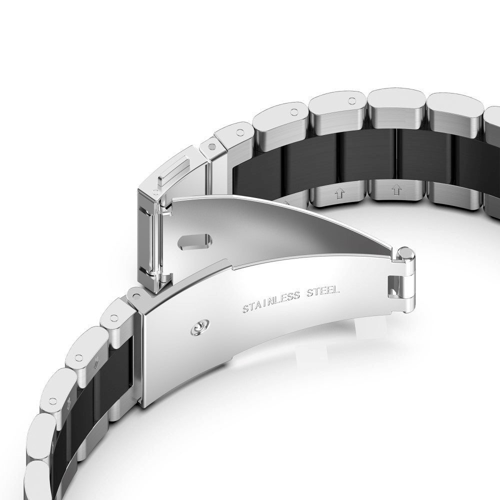 Smartwatch Reim Rustfritt Stål (22mm) - Sølv / Svart