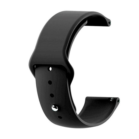 Smartwatch Buckle Silikon Reim (22mm) - Svart