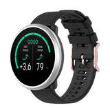 Smartwatch Silikon Reim (20mm) Rutete - Svart