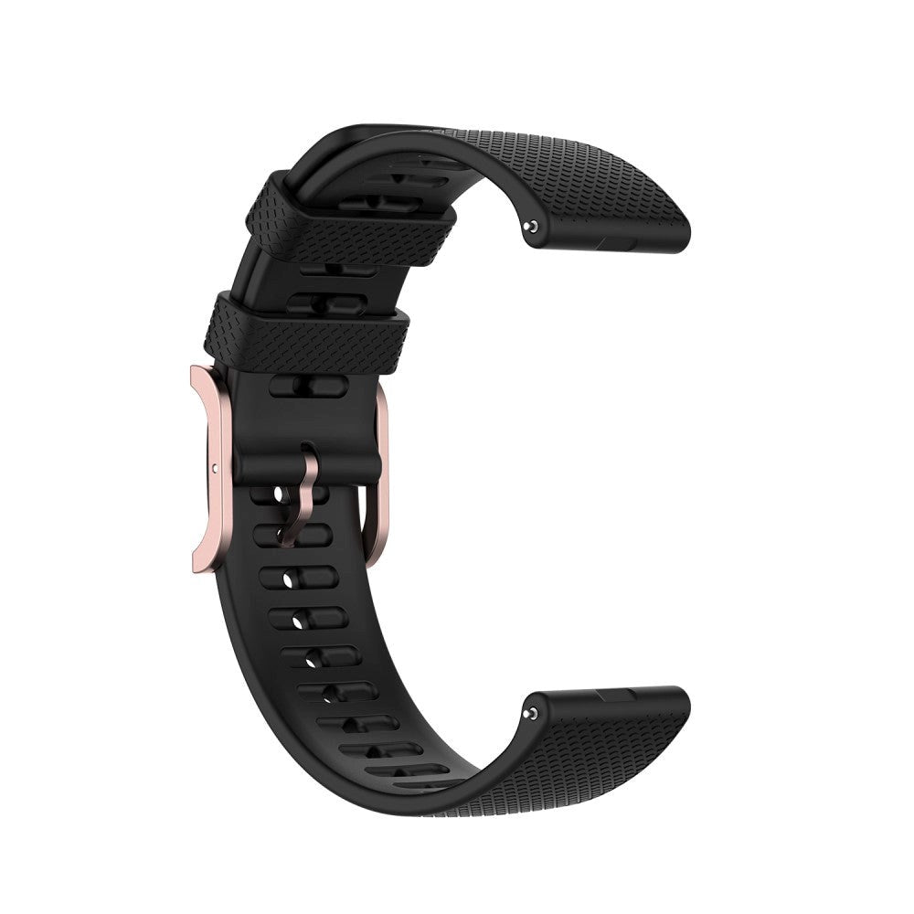 Smartwatch Silikon Reim (20mm) Rutete - Svart