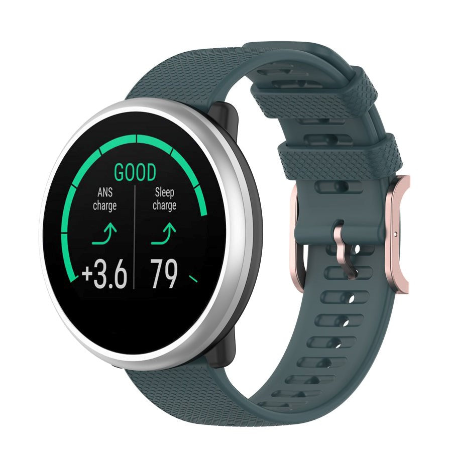 Smartwatch Silikon Reim (20mm) Rutete - Grønn