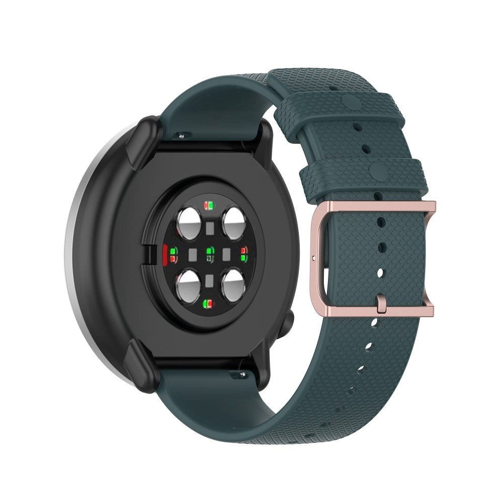 Smartwatch Silikon Reim (20mm) Rutete - Grønn