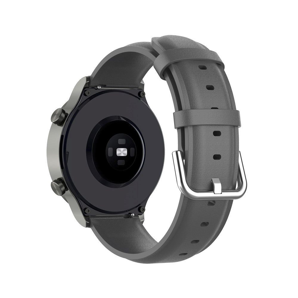 Universal Smartwatch Skinn Reim (22mm) - Matt Grå