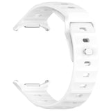 Samsung Galaxy Watch Ultra 47mm Watch Band Adjustable Silicone Wrist Strap - White