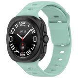 Samsung Galaxy Watch Ultra 47mm Watch Band Adjustable Silicone Wrist Strap - Teal