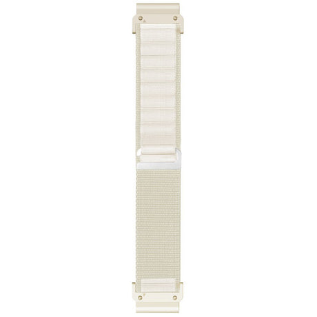 Universal Garmin 22mm QuickFit EIDERWOOD Nylon Remm - Hvit